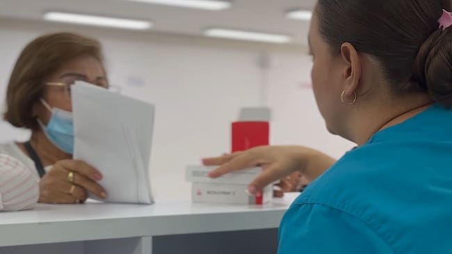 Entrega de medicamentos de Savia Salud. Cortesía: Savia Salud EPS.