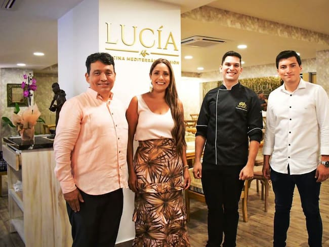 La fusión de la cocina mediterránea y del Caribe se pudo apreciar con la inauguración del restaurante “Lucía” del Hotel Cartagena Plaza