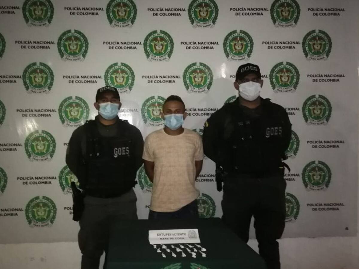 Policía capturó a un presunto jíbaro en el barrio Maracaná de Magangué