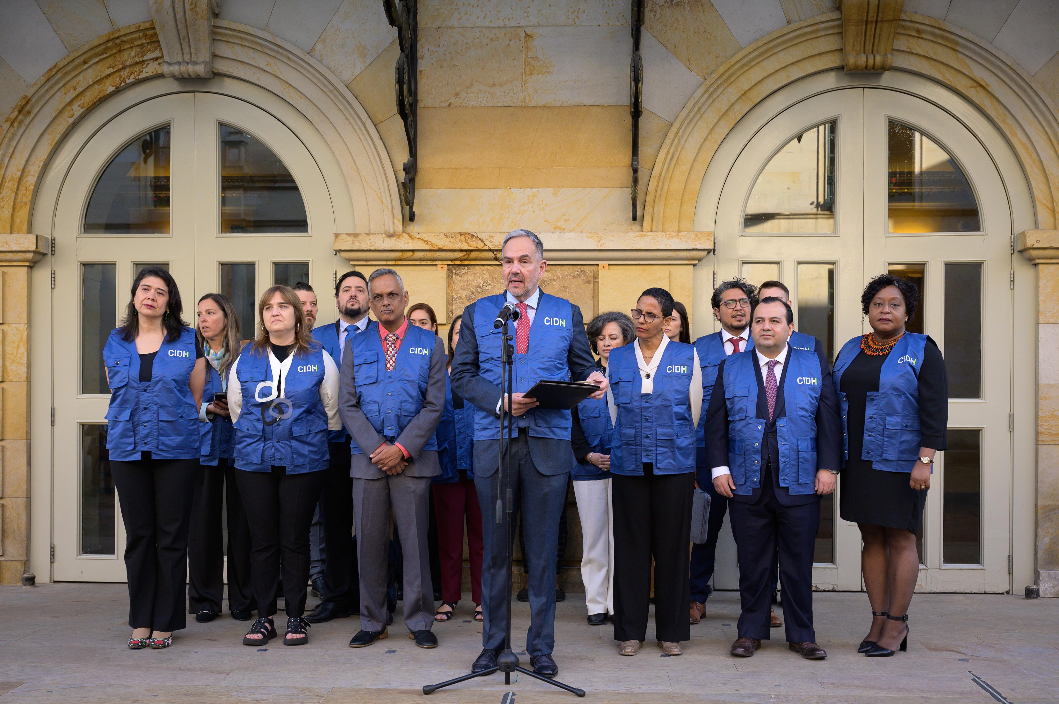 Delegación de la Comisión Interamericana de Derechos Humanos que estará en Colombia