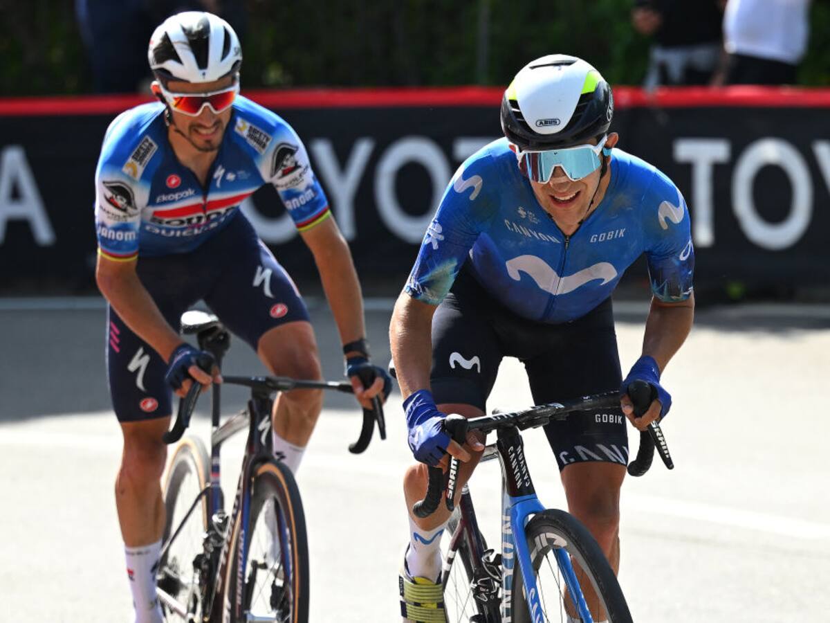 Pelayo Sánchez le entrega la primera victoria al Movistar en el Giro de Italia