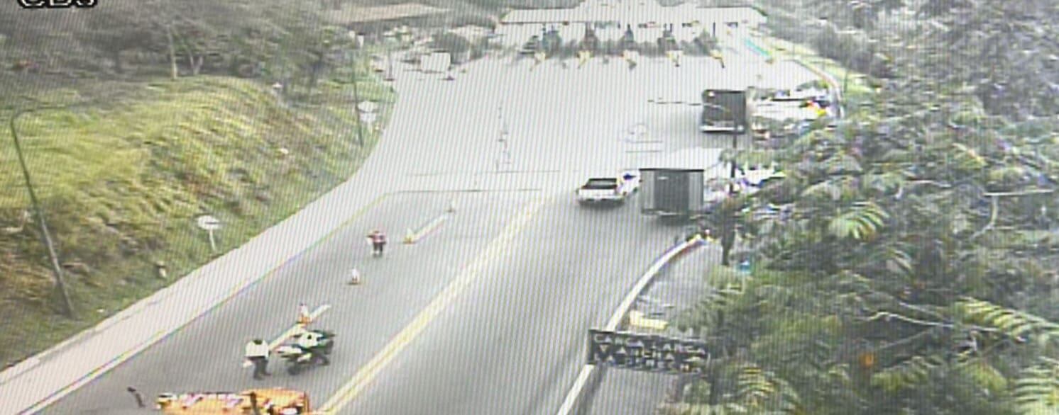 Bloqueos vía al Llano