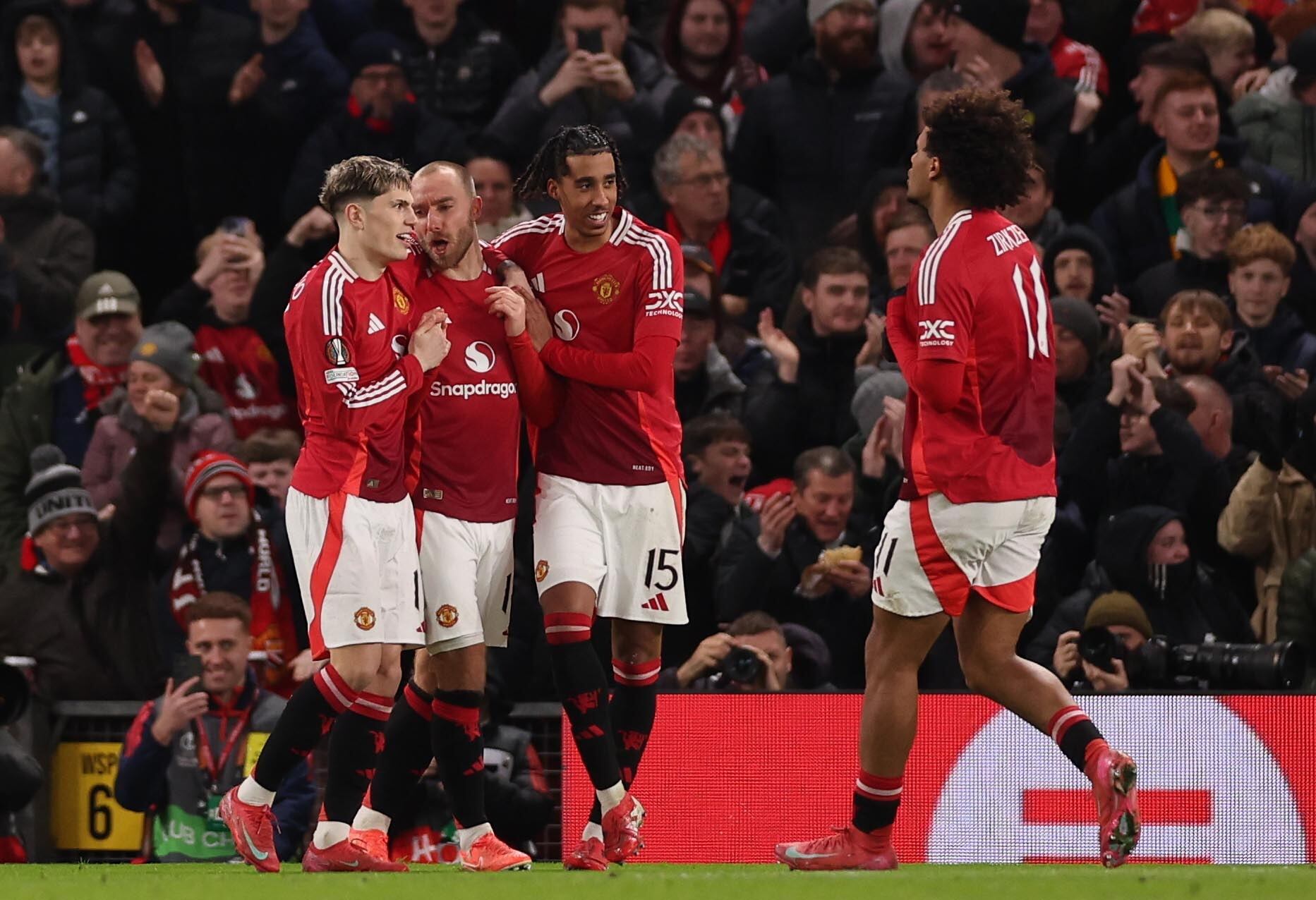 Manchester United en la temporada 2024-25. EFE/EPA/ADAM VAUGHAN