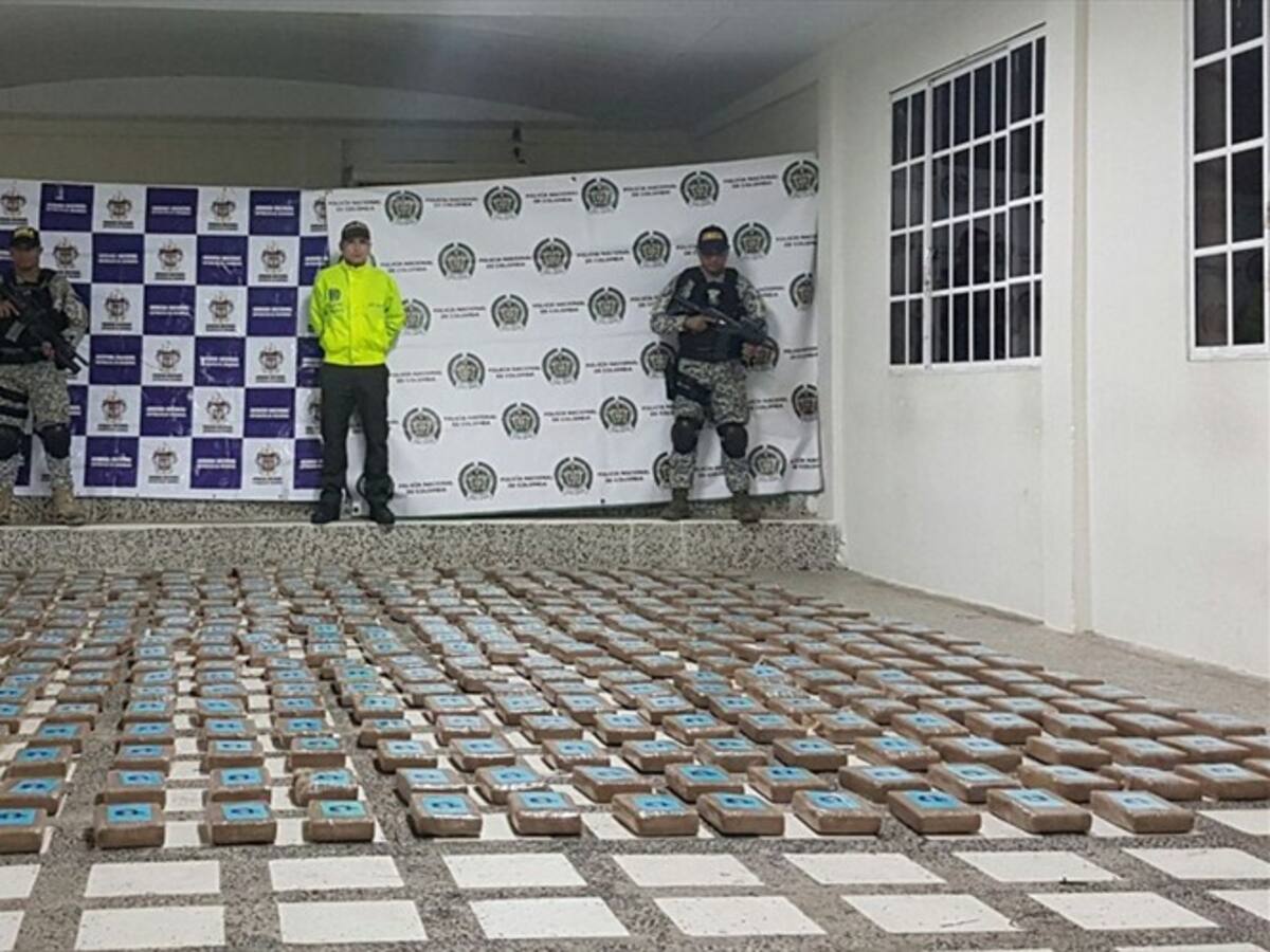 Decomisan la primera tonelada de cocaína del 2018