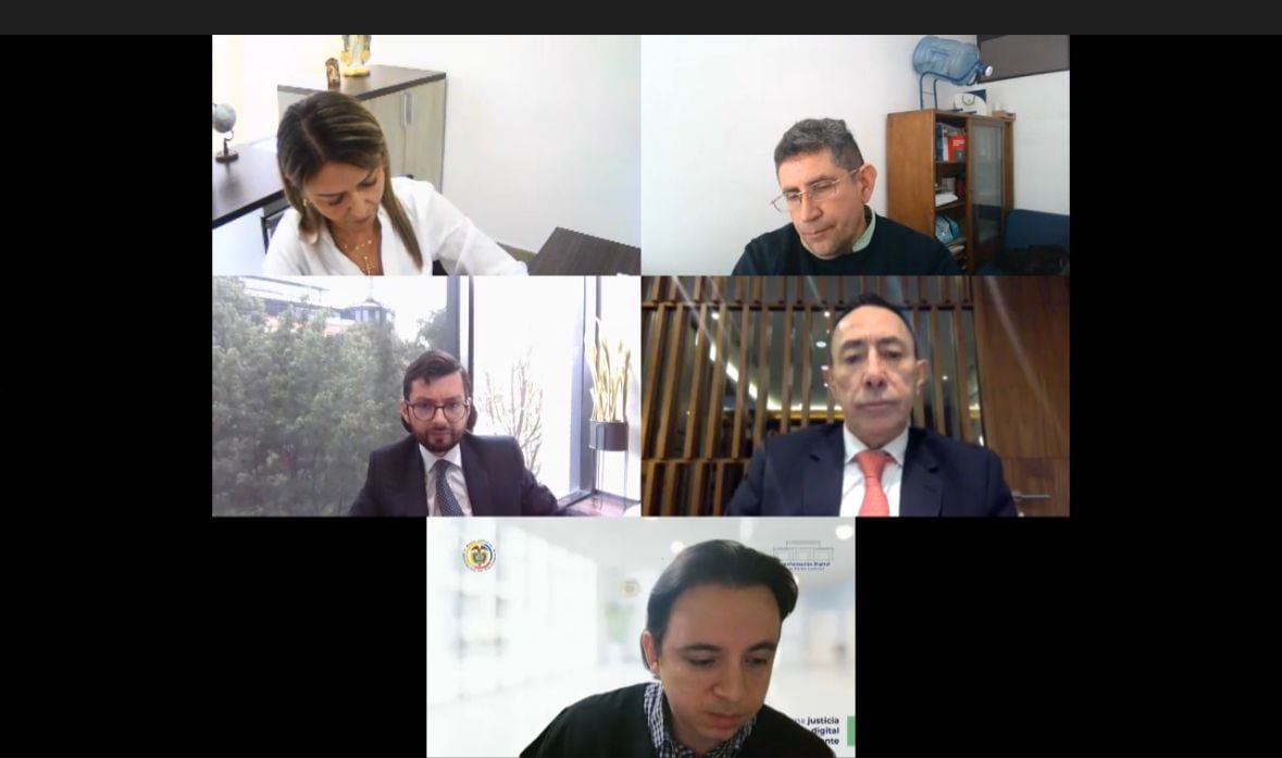 Fiscalía imputó el delito de tráfico de influencias a Ricardo Roa, presidente de Ecopetrol, por presuntas irregularidades en la compra del apartamento. Foto: tomada de la audiencia.