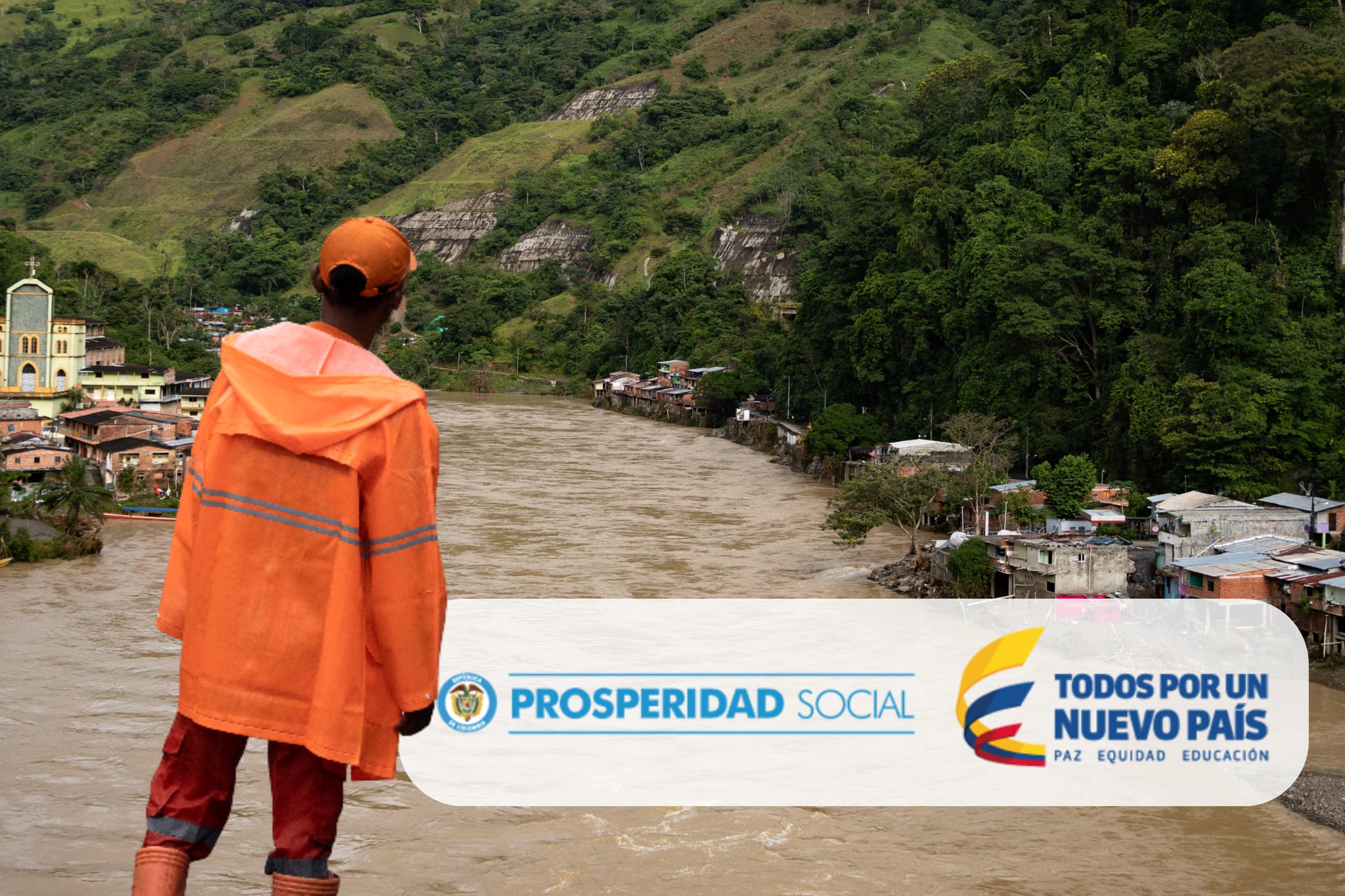 imagen de fondo tomada de Getty Imagenes (crédito: Bloomberg Creative Photos) // Imagen de la persona tomada de Getty Imagenes (crédito: 	Wokephoto17) // Logo de prosperidad Social tomado de colprensa Imagenes (Autor: Colprensa)