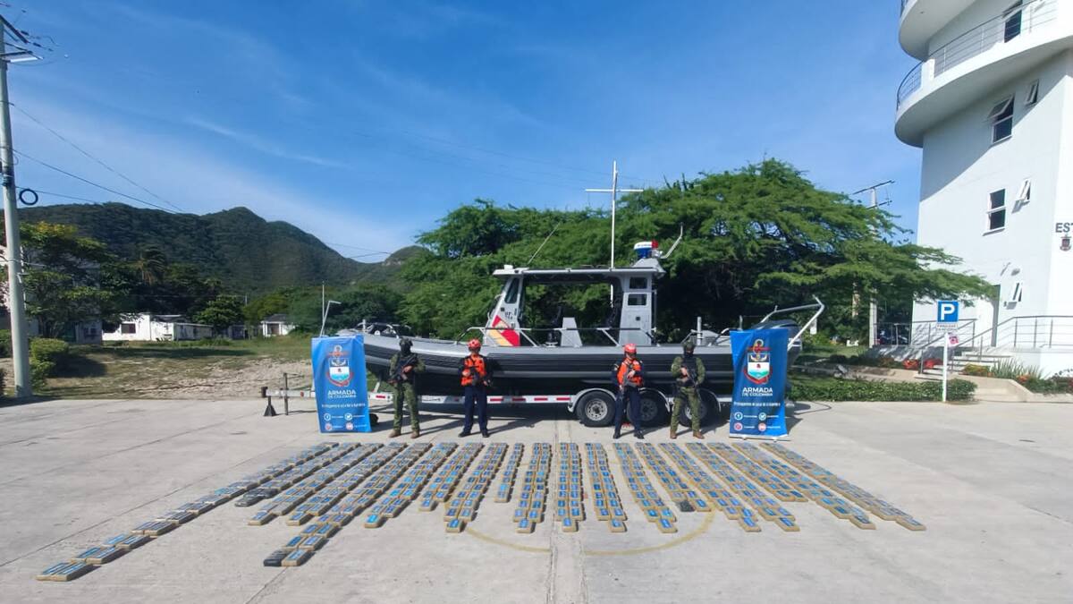 En Santa Marta decomisan 15 millones de dólares en cocaína