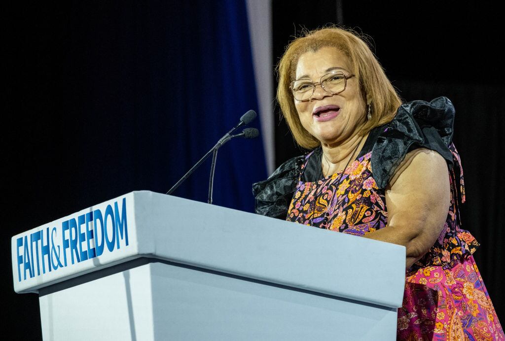 Alveda King, sobrina de Martin Luther King, Jr. Foto: Getty Images