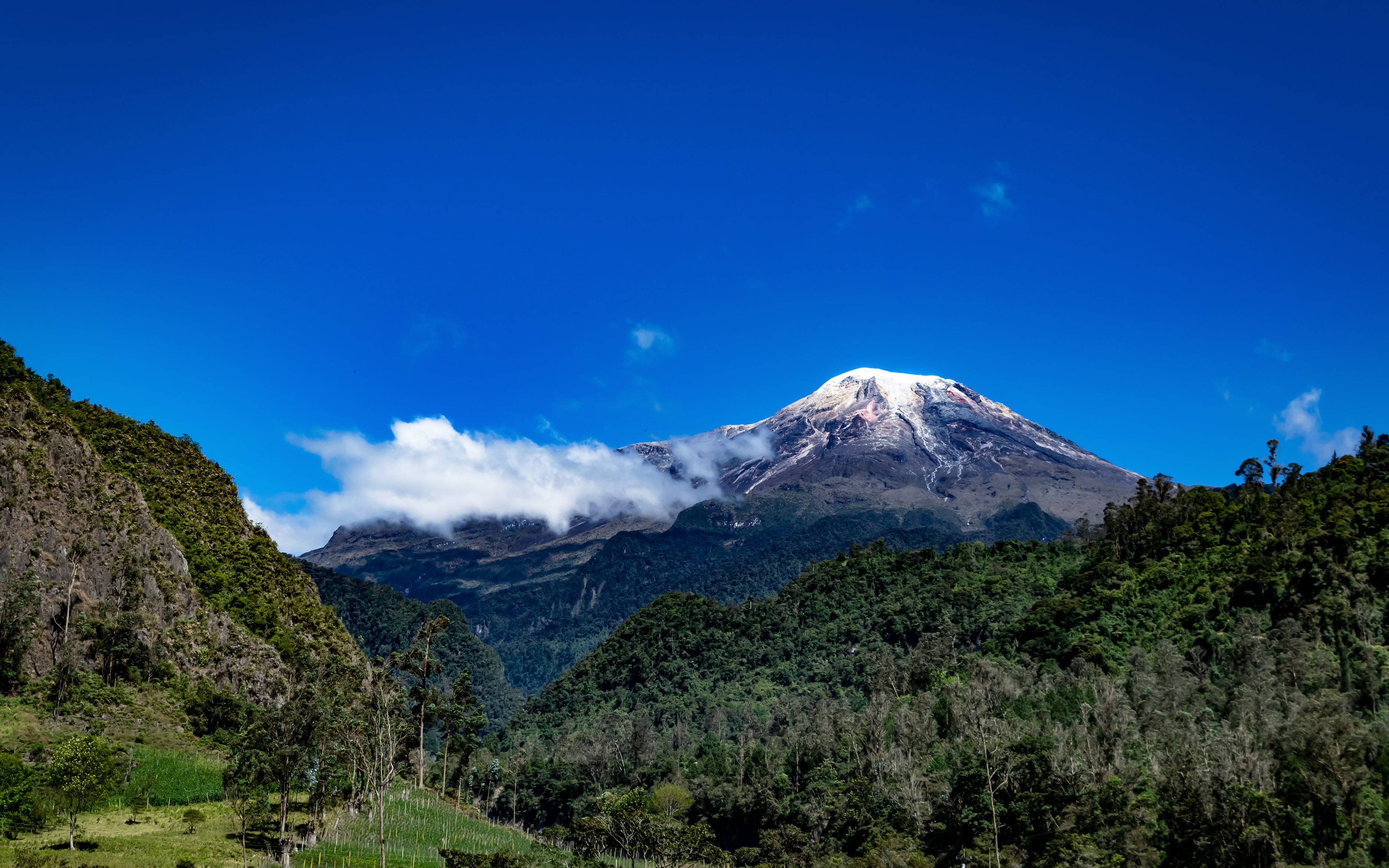 Vista de uno de los nevados de Colombia, desde Ibagué, Tolima (Getty Images)