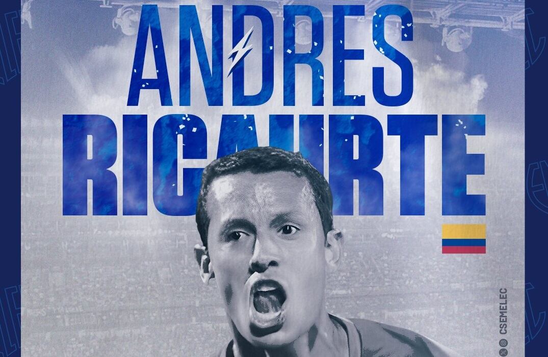 Andrés Ricaurte fue anunciado en Emelec / @CSEmelec