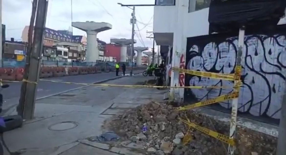 Nuevo homicidio en Bogotá: asesino disparó desde una bicicleta