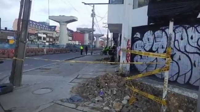 Nuevo homicidio en Bogotá: asesino disparó desde una bicicleta