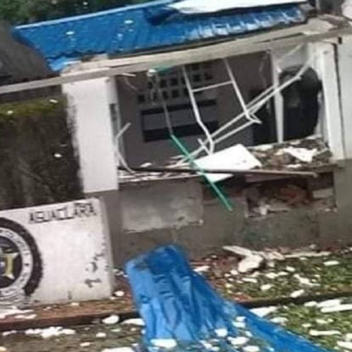 Atacada estación de policía de Aguaclara