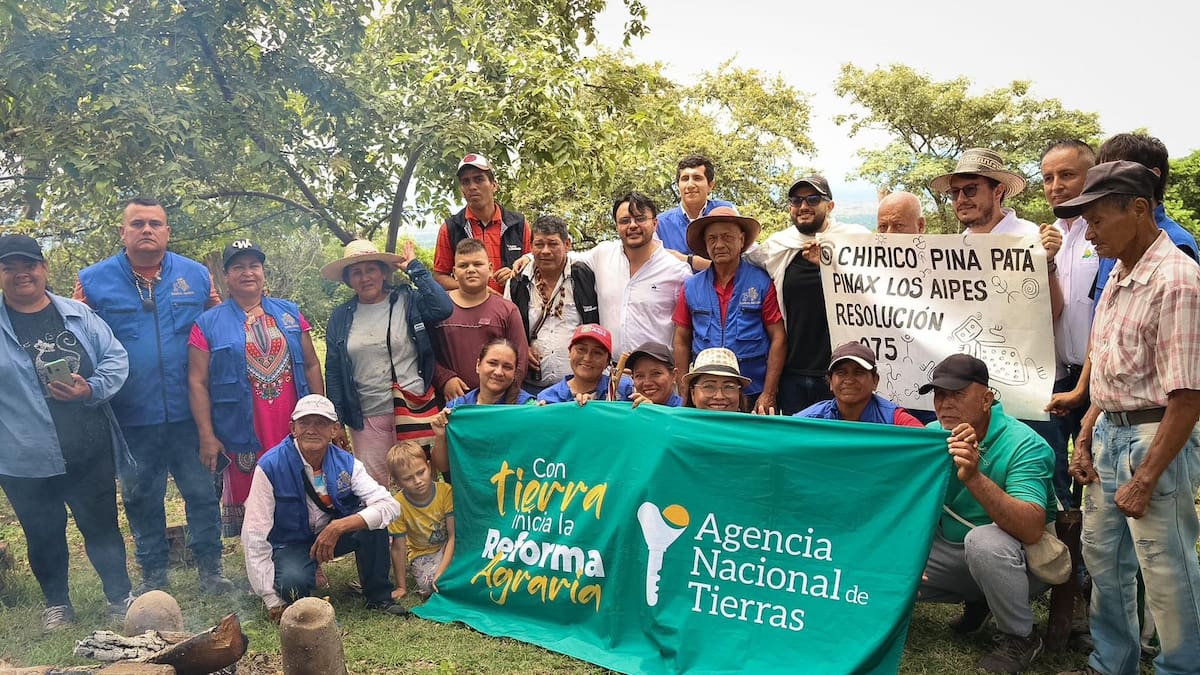 ANT entrega 180 hectáreas de tierra a resguardo indígena en el norte del Huila