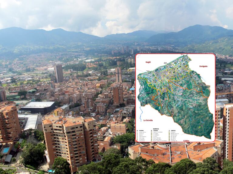 Panorámica del municipio más pequeño de Colombia (Getty Images)