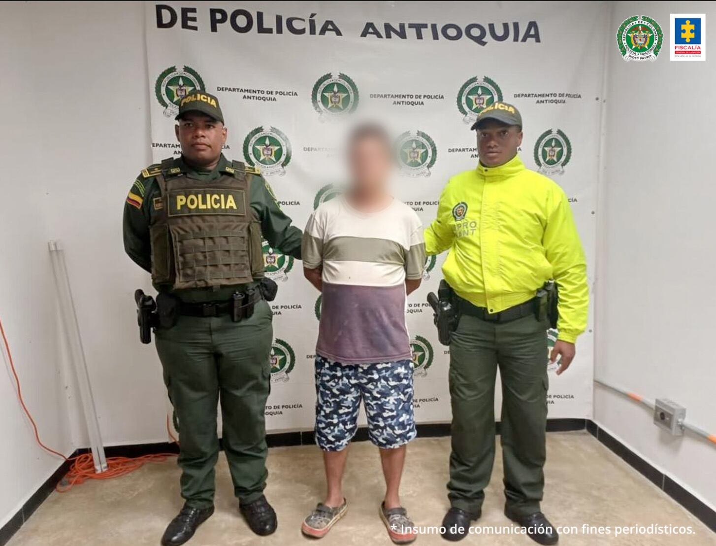 Yerbatero capturado- foto Fiscalía