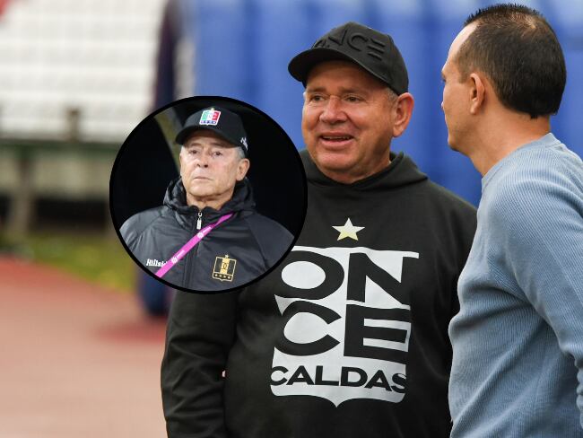 Hernán Darío Herrera y Pedro Sarmiento en el Once Caldas / Colprensa