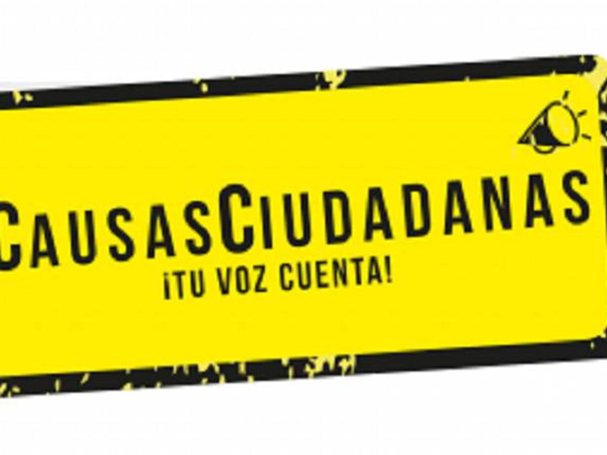 #CausasCiudadanas el mecanismo de participación de los colombianos.