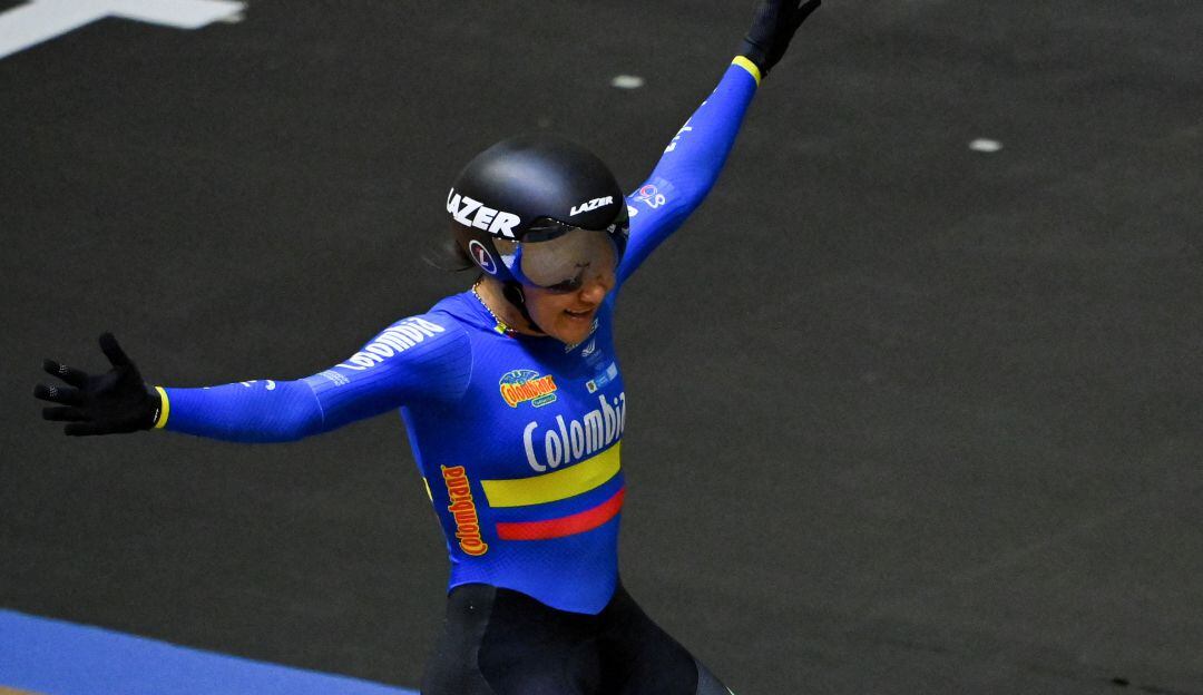 Martha Bayona en la Copa de Naciones de Pista en Cali 
