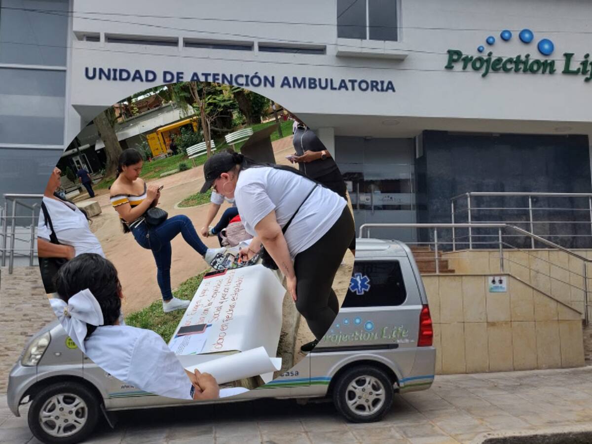 Personal de salud protesta por falta de pago y suspende atención a pacientes en Bucaramanga