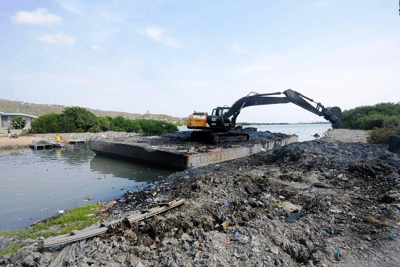 10.991,84 m3 de residuos se espera remover de los cinco descoles a la Ciénaga de la Virgen