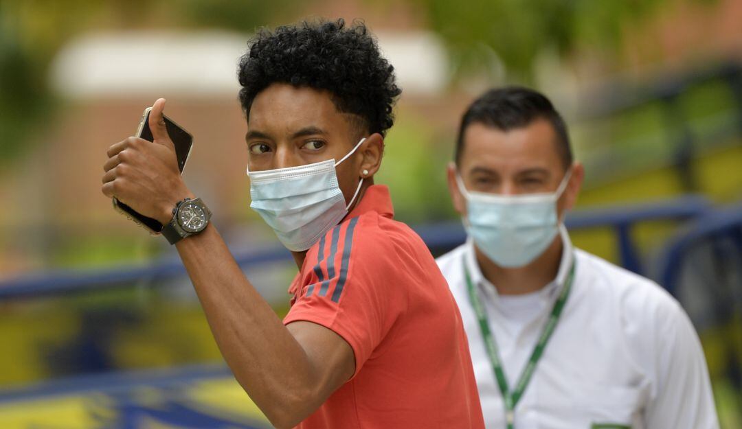 Johan Mojica con la Selección Colombia en 2020