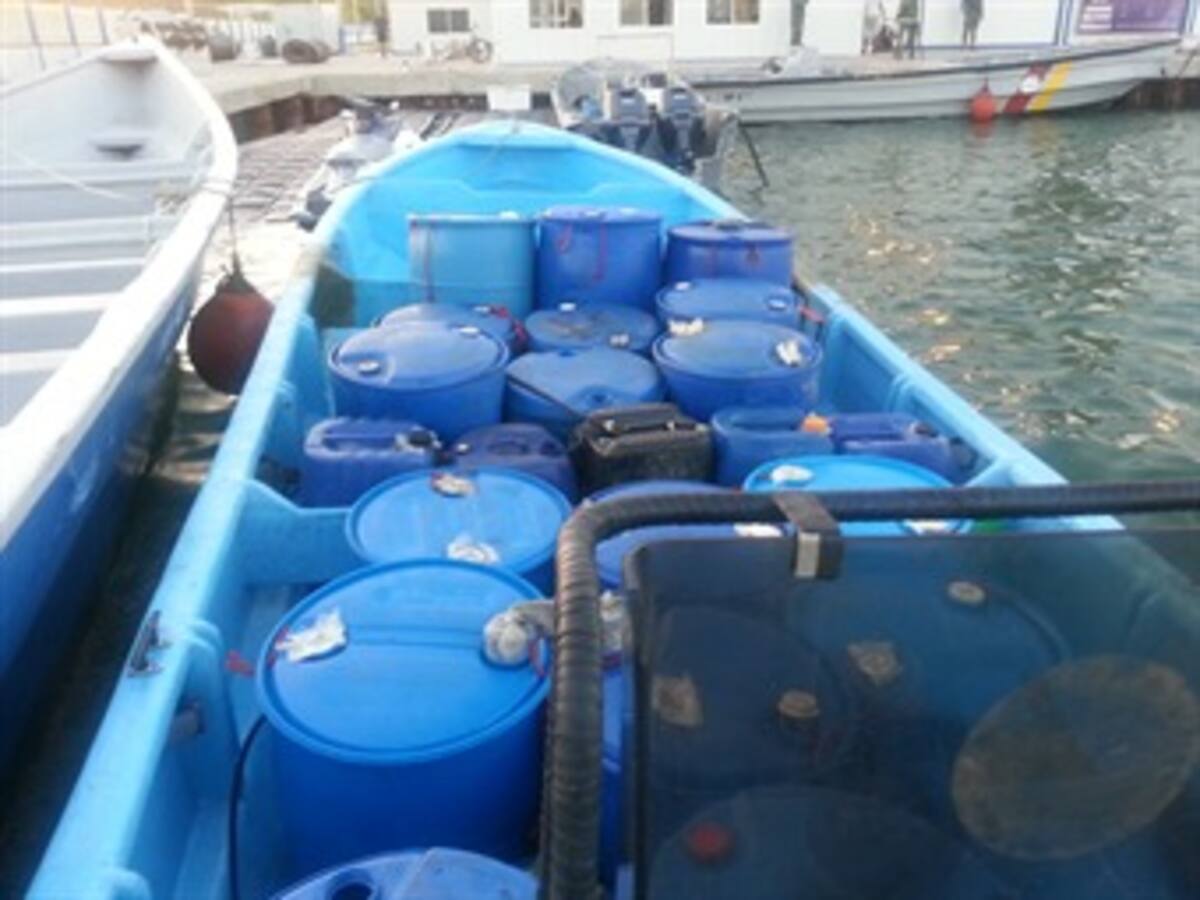 Incautan más de 1.000 galones de gasolina cerca a San Andrés