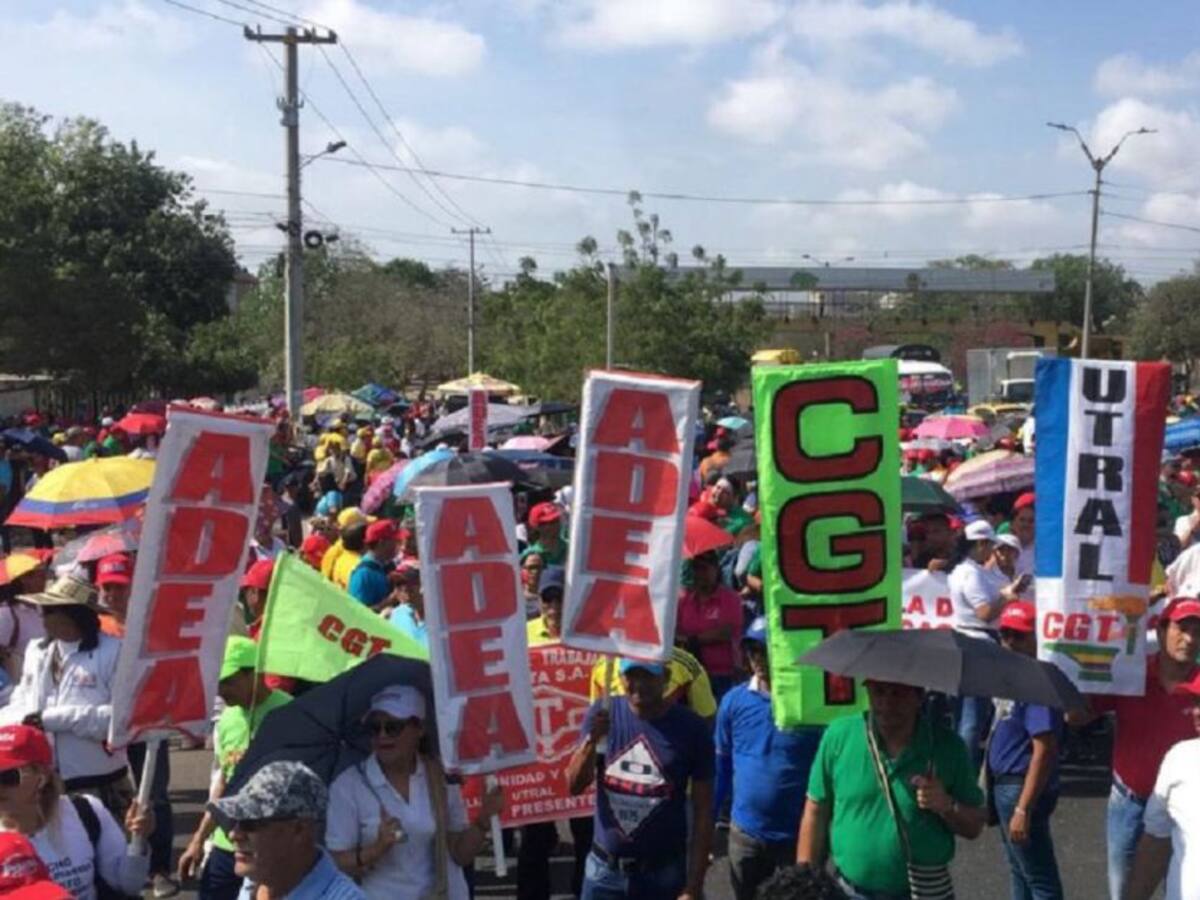 Centrales obreras marchan este 1 de mayo en Barranquilla