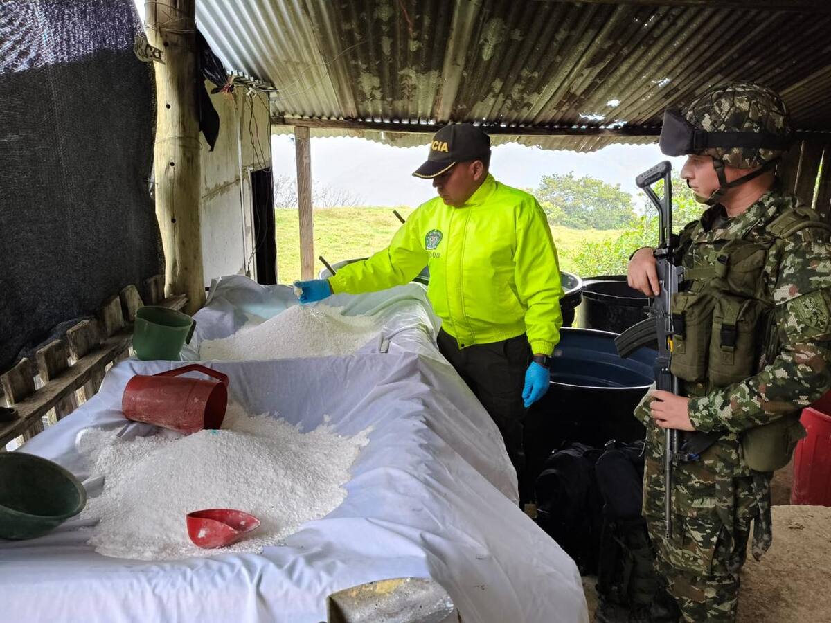 Ejército Nacional desmantela laboratorio de cocaína en Boyacá