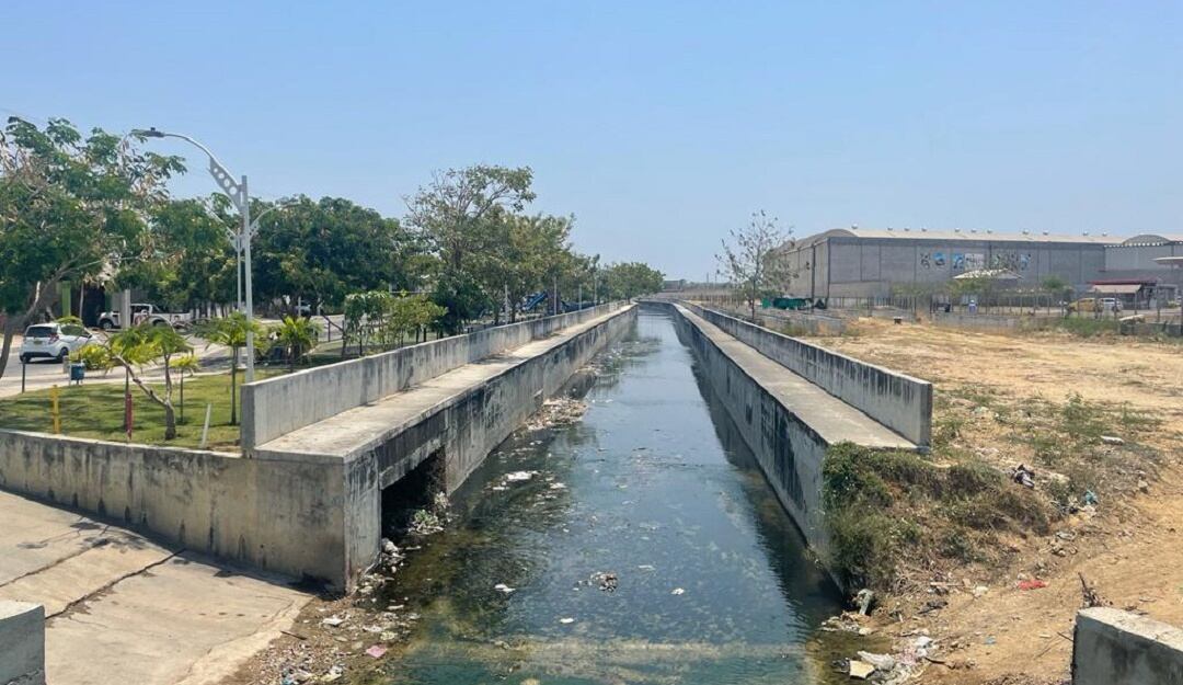 Uno de los arroyos en donde se realiza la limpieza. Cortesía: Distrito