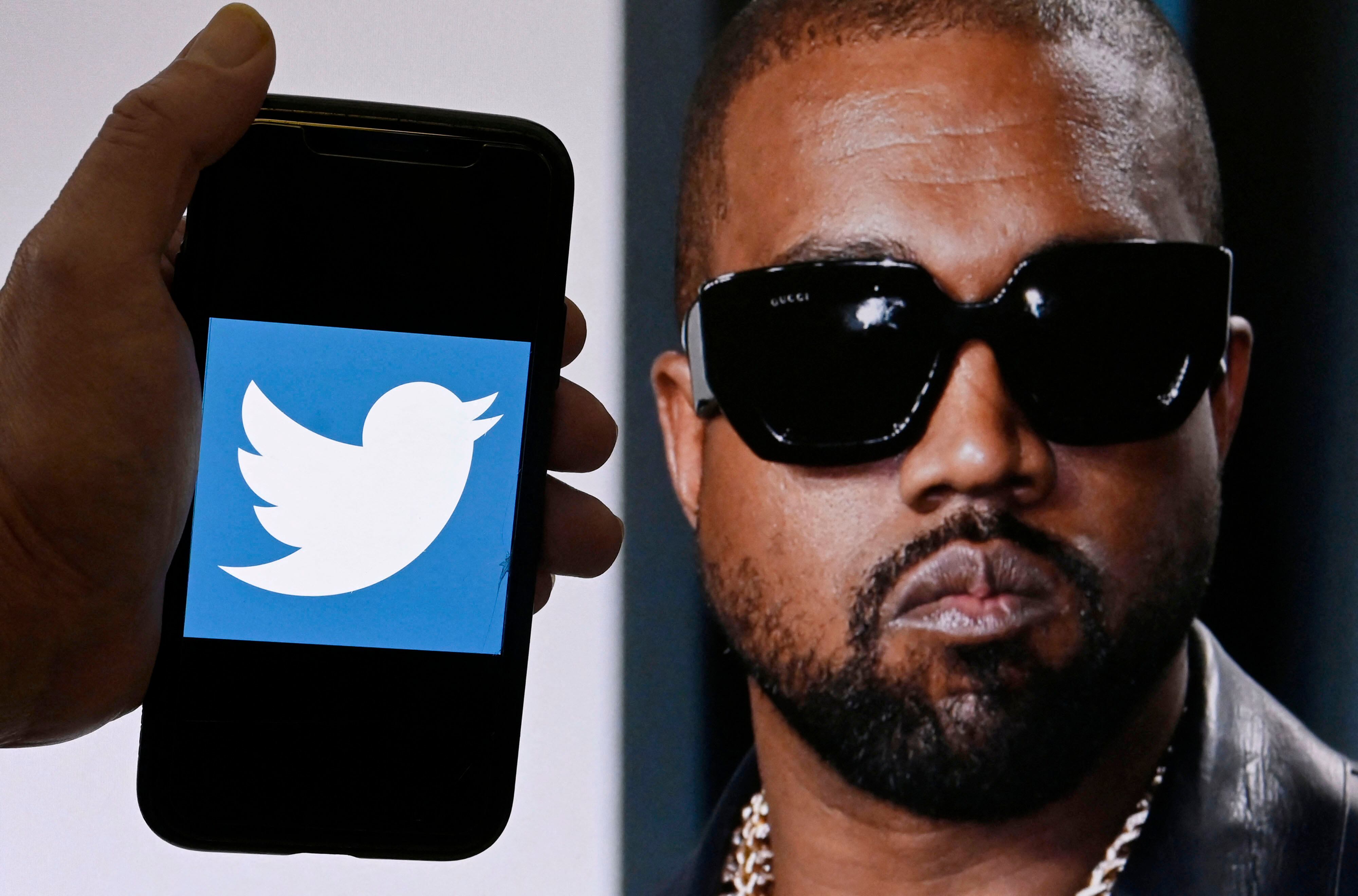 Twitter suspendió este viernes la cuenta de Kanye West, después de publicar una imagen donde aparecen una esvástica y una estrella de David entrelazadas.