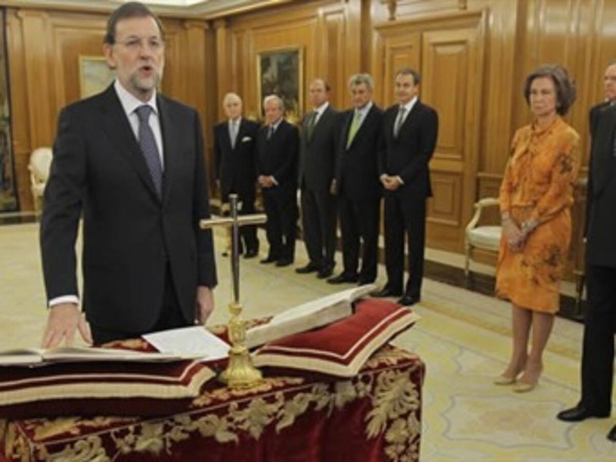 Rajoy nombra un Gobierno con 13 ministros, uno con cargo de vicepresidente