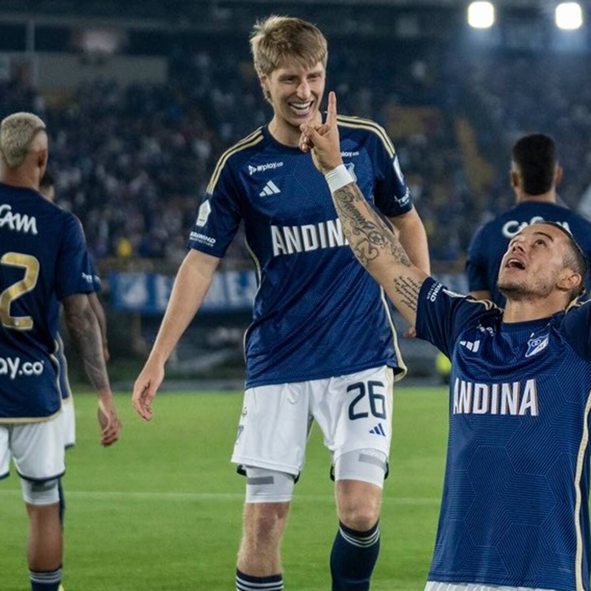 Millonarios derrota al Junior en un partido caliente en El Campín y se mete a los ocho