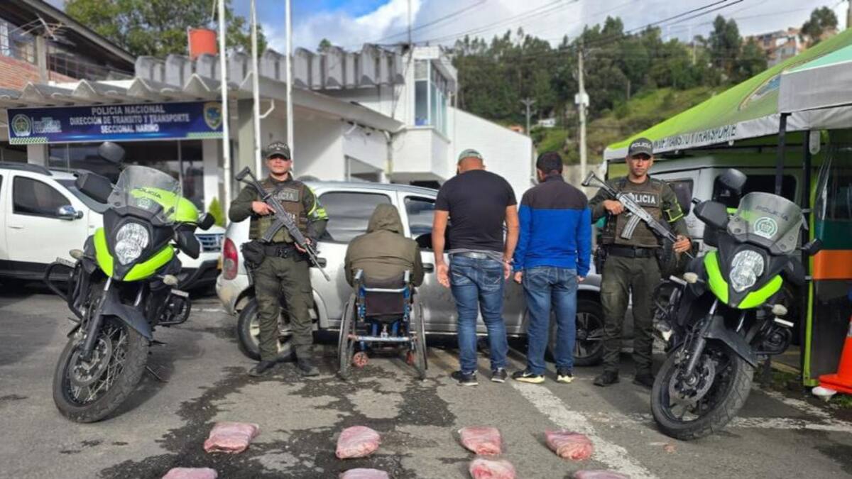 Incautan 120 kilos de cocaína en Nariño