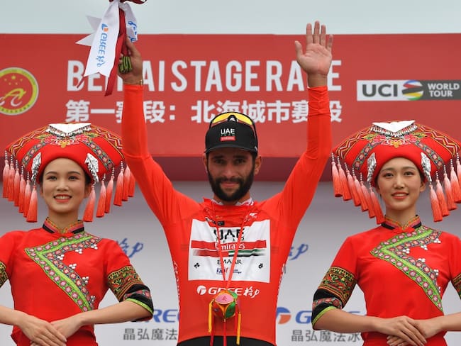 Fernando Gaviria ganó en Guangxi y es el primer líder de la carrera