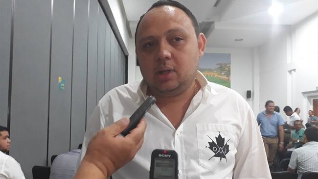 Fabio Otero, alcalde de Tierralta. Foto: La Wcon Julio Sánchez Cristo