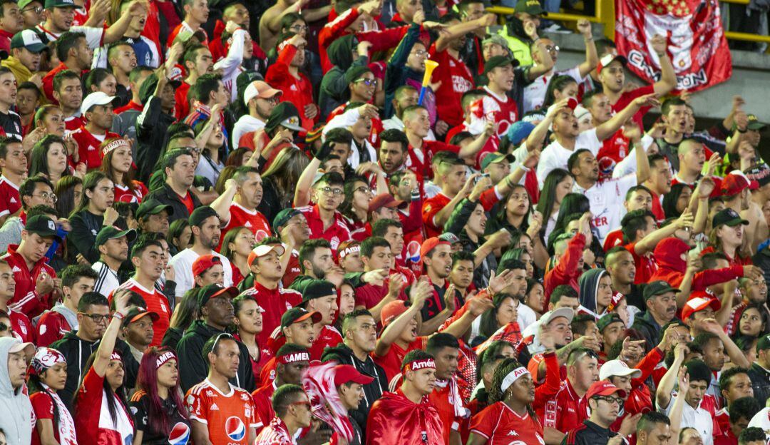 La hinchada del América de Cali