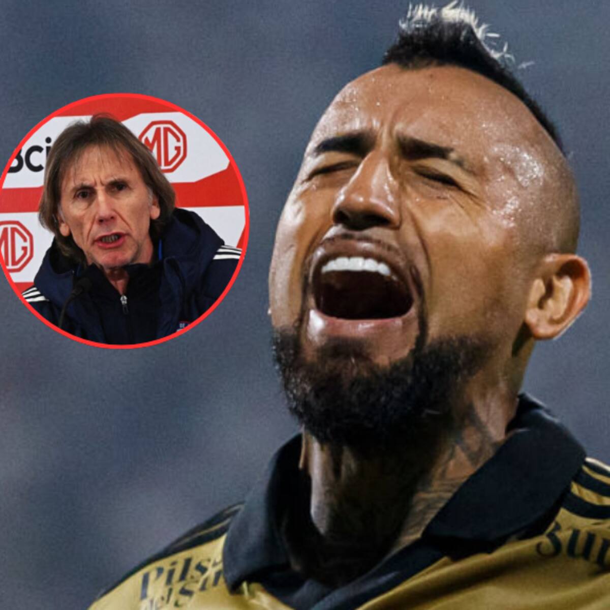 Fuerte crítica de Vidal a Gareca previo a enfrentar a Colombia: “No veo rumbo en Chile”