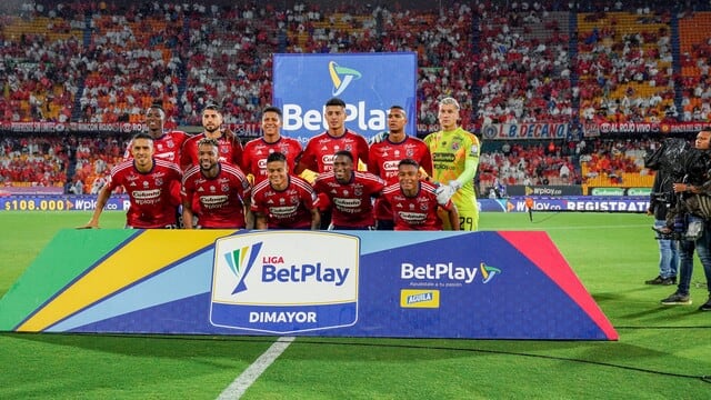 Kevin Mantilla en su pasado juego con el Medellín / Colprensa.