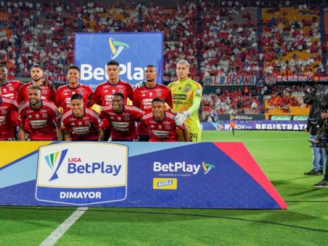 Kevin Mantilla en su pasado juego con el Medellín / Colprensa.