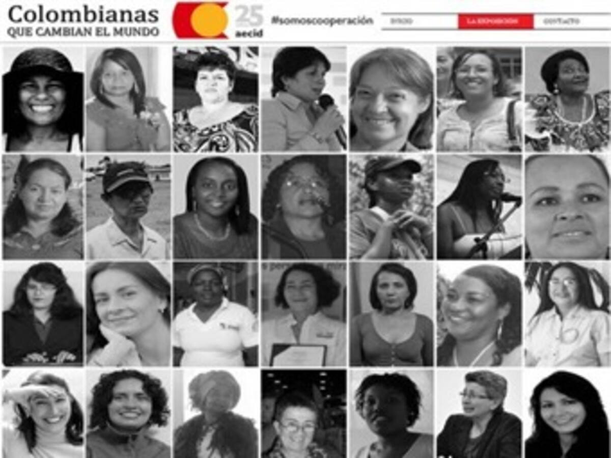 Mujeres colombianas reciben reconocimiento por su tenacidad y trabajo social