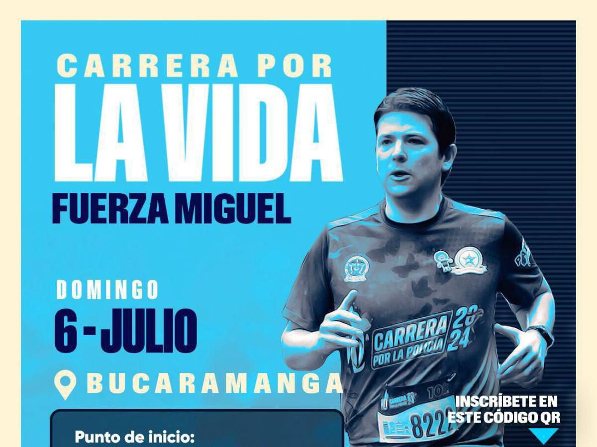 Bucaramanga se une a la “Carrera por la Vida”, en honor a la recuperación de Miguel Uribe