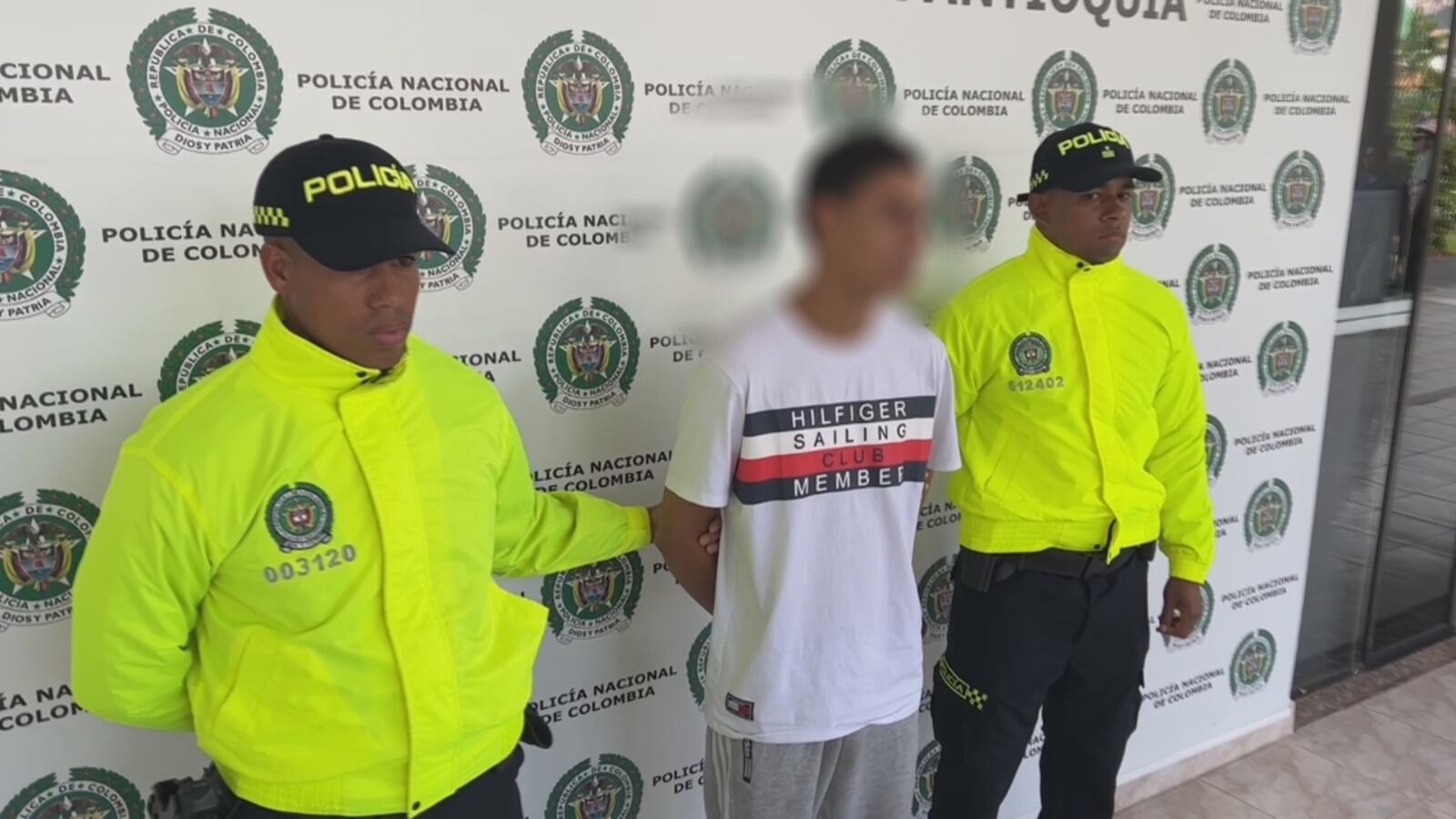 Capturado- foto policía Antioquia