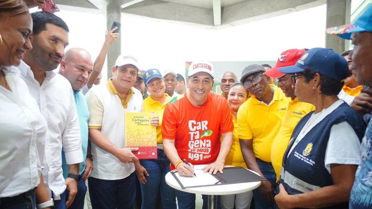 Alcalde Dumek sancionó el Plan de Desarrollo Distrital 2024-2027 en Barrios Unidos