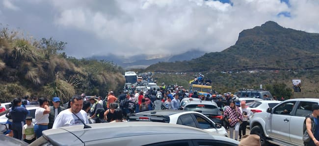Alta movilización de turistas en la vía Murillo-Manizales