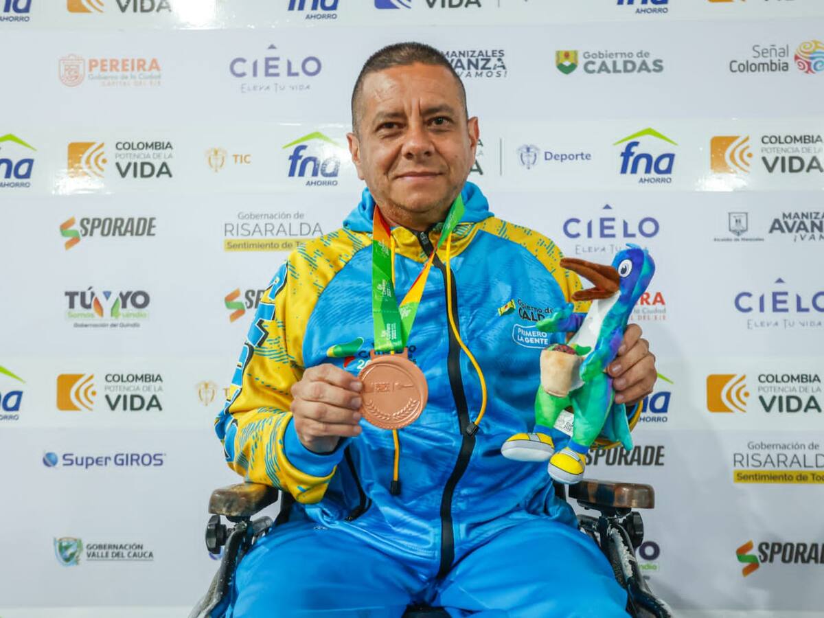 Caldas logró su segunda medalla en los Juegos Paranacionales