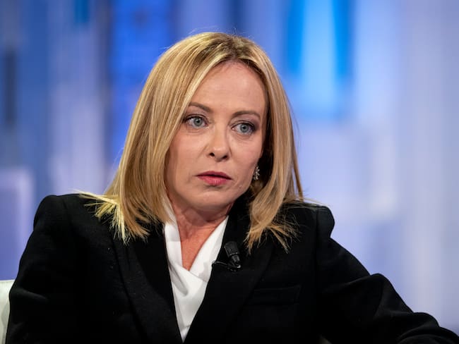 La primera ministra de Italia, Giorgia Meloni. FOTO: Antonio Masiello/Getty Images