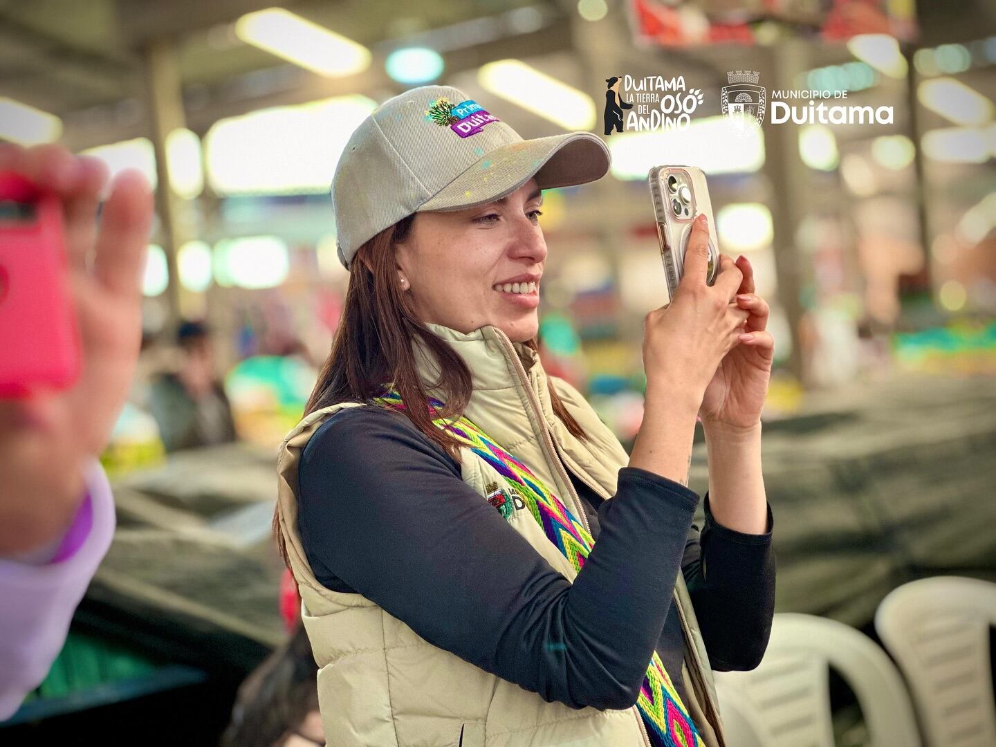 La ahora candidata a la Alcaldía de Duitama, hasta hace un poco más de un mes, era gestora Social de la ciudad. Foto | Municipio de Duitama