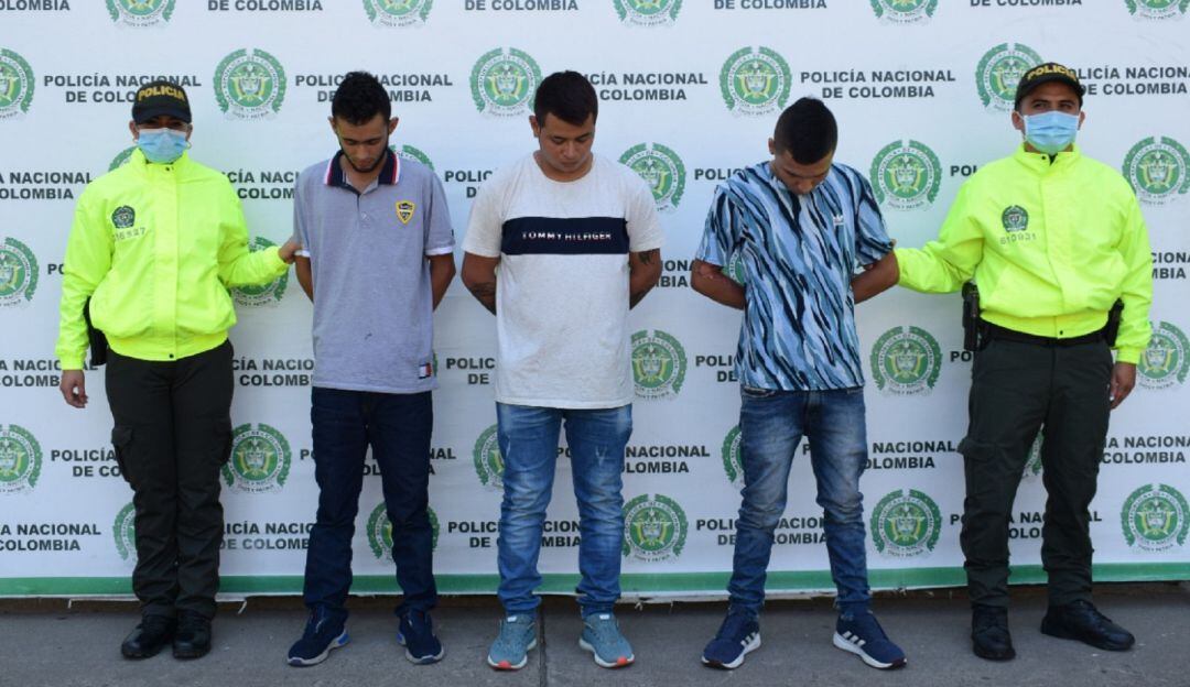 Los sujetos presuntamente estarían implicados en hurtos en este departamento y eran buscados para hacerles responder por sus actuaciones.   