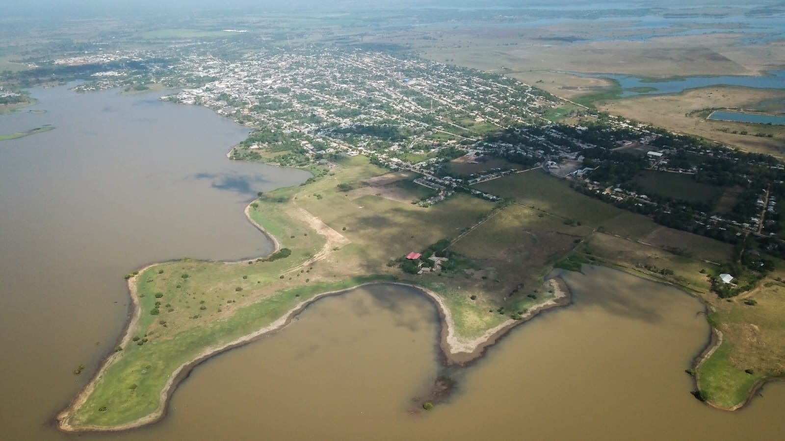 Foto: Panorámica de La Mojana sucreña desde San Marcos. Fondo Adaptación